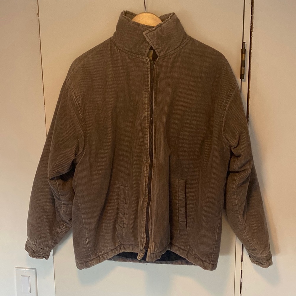 Brown vintage corduroy jacket